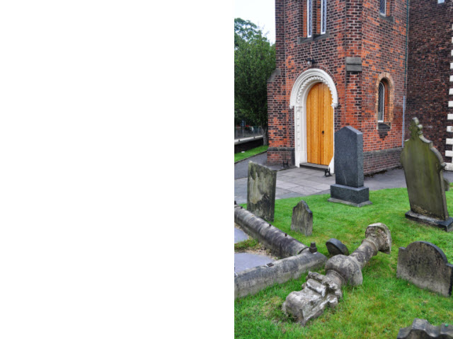 Sundial adjacent to west entrance of Church of St Lukes